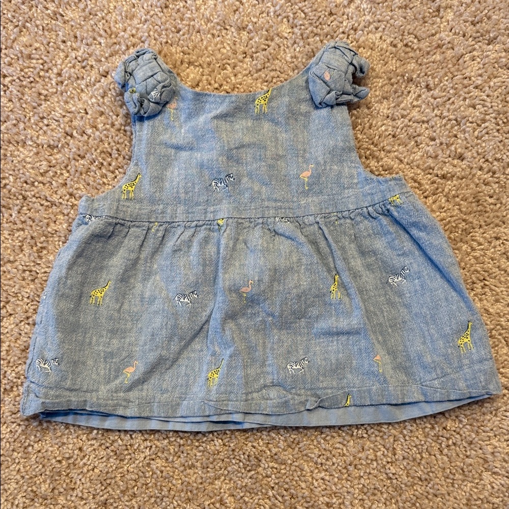 Janie and Jack Charming Blue Chambray Set - Picture 2 of 8